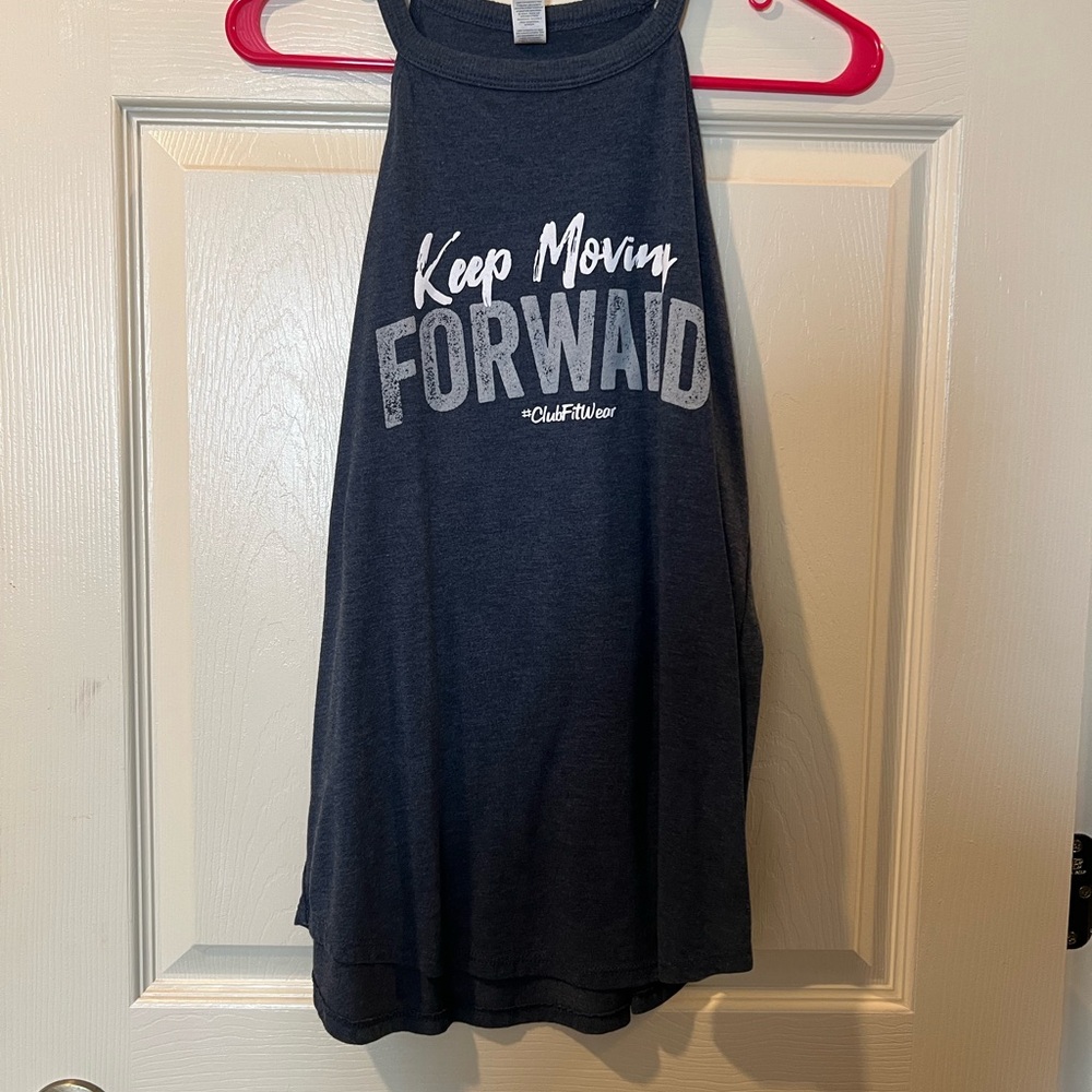 Black Graphic Tank Top